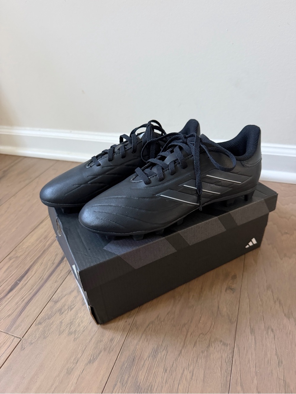 Adidas Black Soccer Cleats